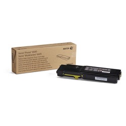 XEROX 106R02235 Тонер-картридж  желтый  (6K) Phaser 6600/WC 6605, 6К