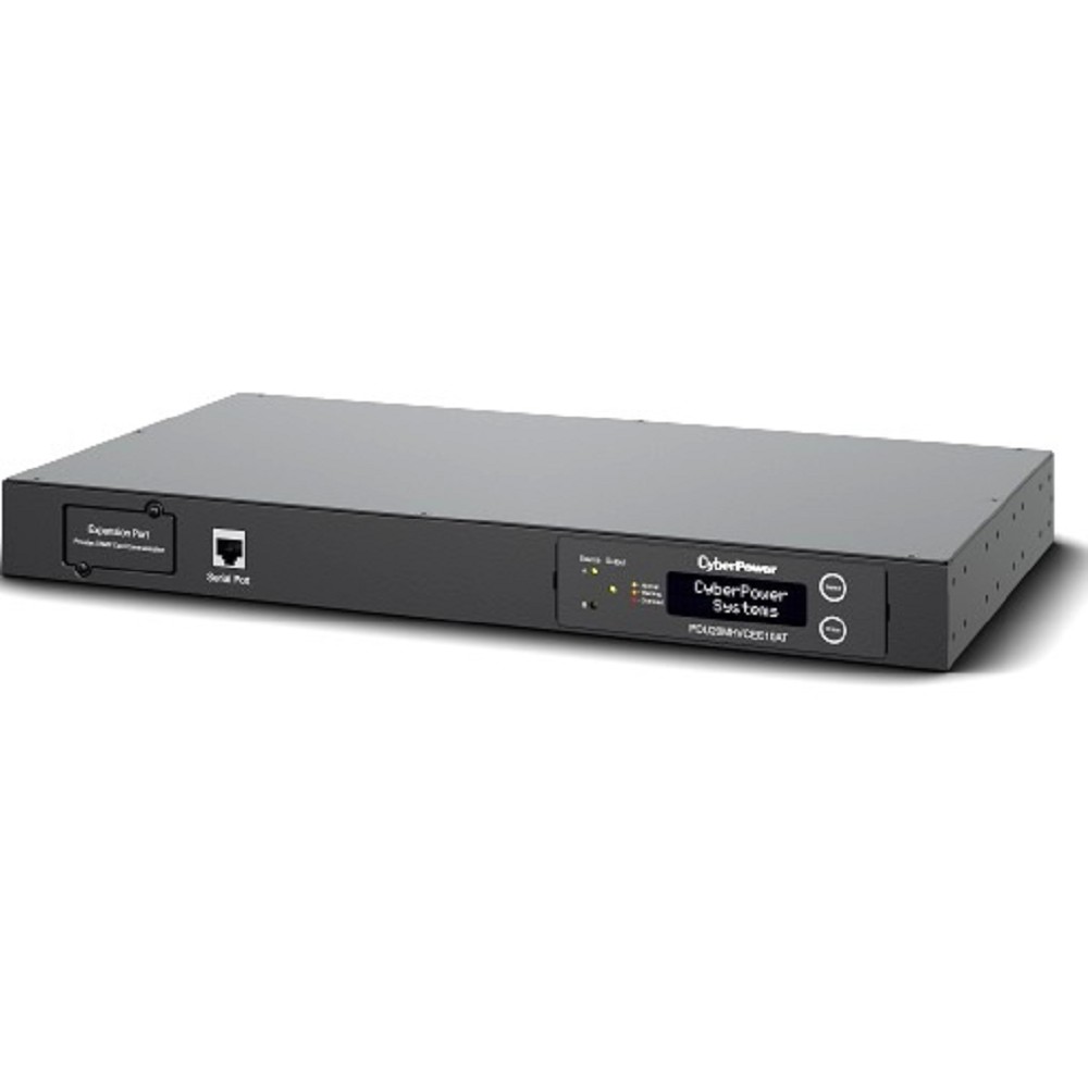 CyberPower PDU20MHVCEE10AT ATS {1U type, 16Amp, plug IEC 309 16A, (8x C13 и 2x C19) }