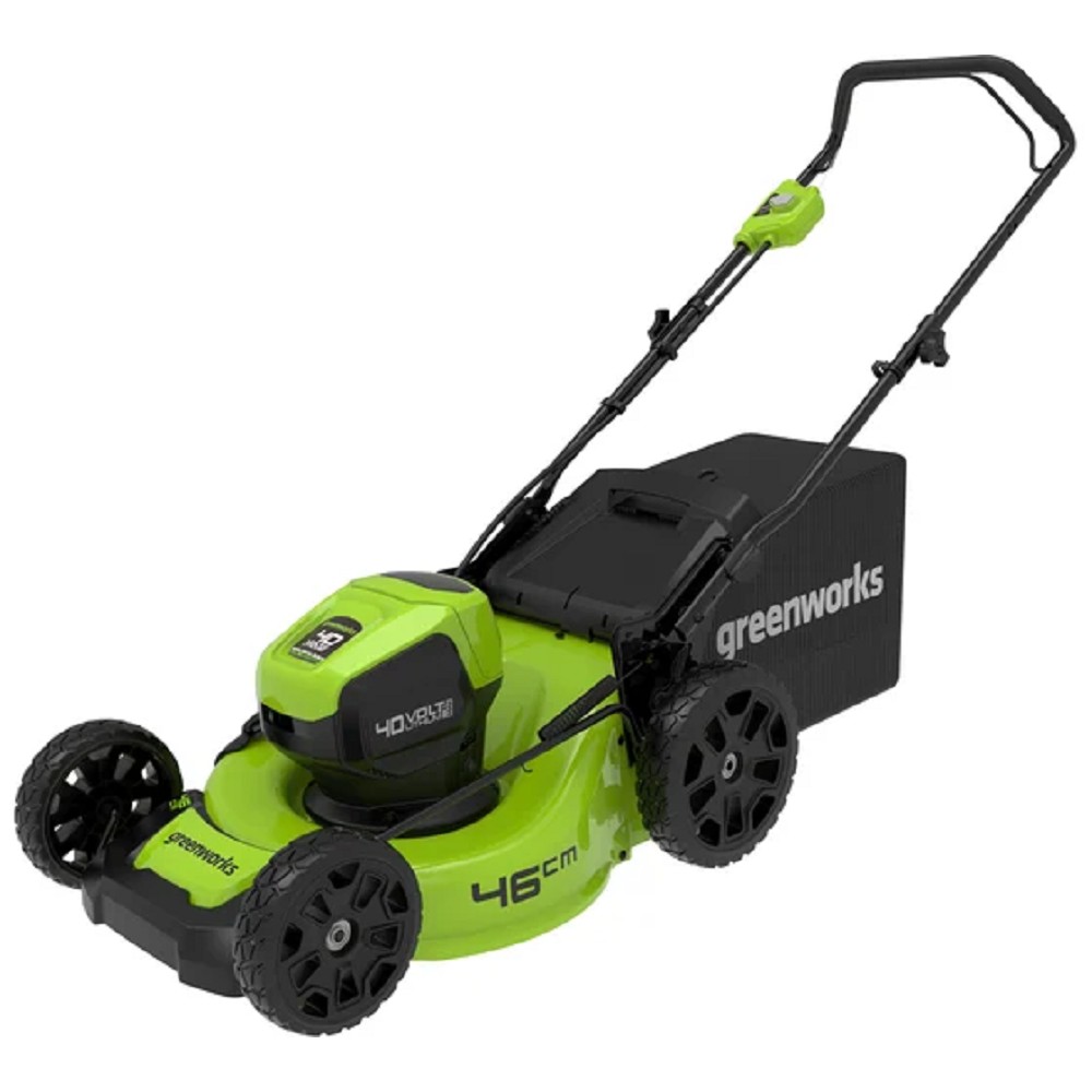 Greenworks Газонокосилка аккумуляторная Greenworks GD40LM46HP, 40V, 46 см, бесщеточная, без АКБ и ЗУ [2514407]