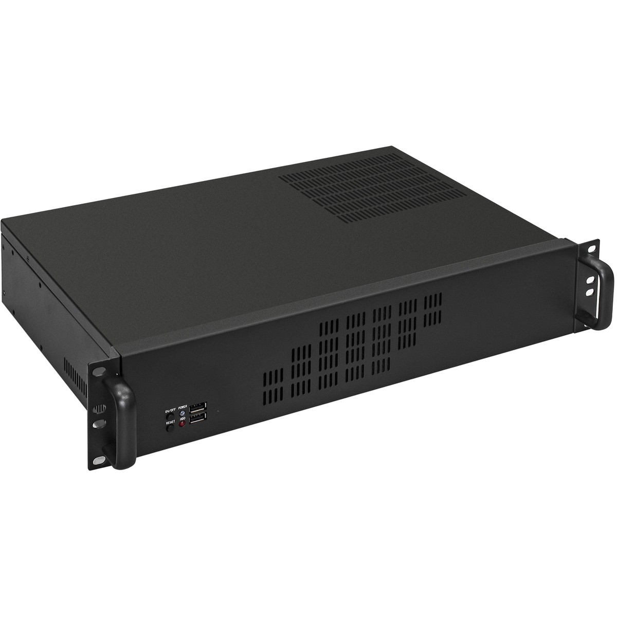 Exegate EX292252RUS Серверный корпус ExeGate Pro 2U300-04 <RM 19", высота 2U, глубина 300, без БП, USB>