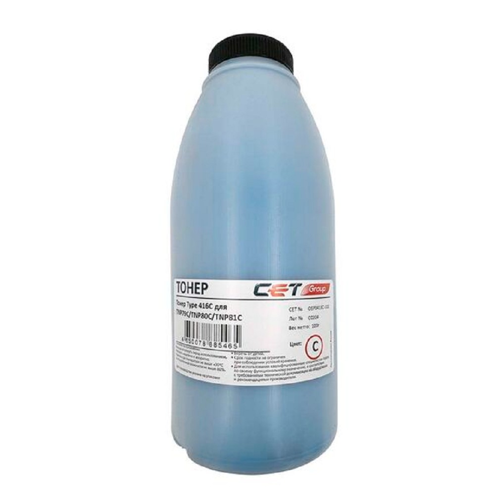 Тонер Type 416C TNP79C, TNP80C, TNP81C для KONICA MINOLTA Bizhub C3320i/C3350i (Japan) Cyan, 100г