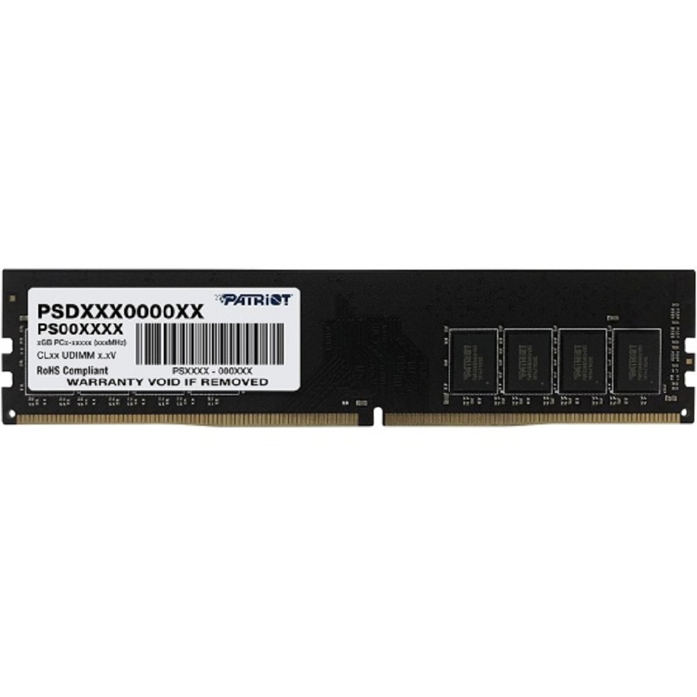Patriot DDR4 8GB 2666MHz  PSD48G26662 Signature RTL PC4-21300 CL19 DIMM 288-pin 1.2В single rank Ret