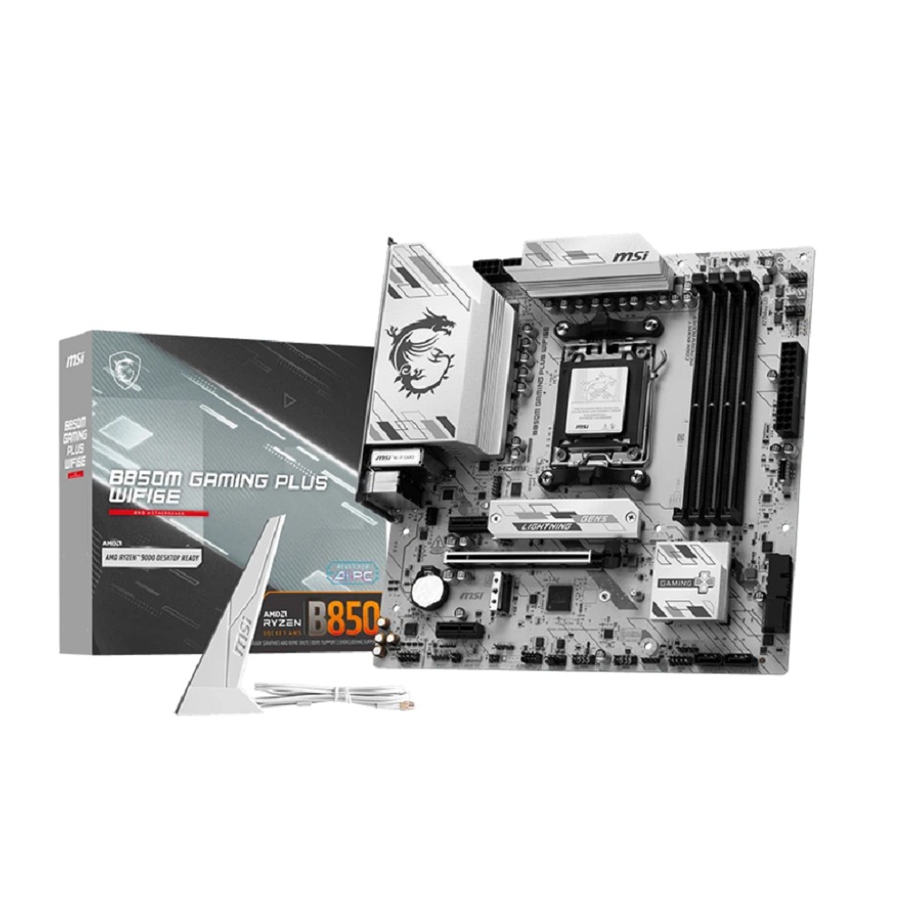 MSI B850M GAMING PLUS WIFI6E {SocketAM5 AMD B850 4xDDR5 mATX AC`97 8ch(7.1) 2.5Gg RAID+HDMI+DP}
