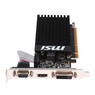 MSI GT 710 2GD3H LP { PCI-E nVidia GeForce GT 710 2048Mb 64bit DDR3 954/1600 DVIx1/HDMIx1/CRTx1/HDCP Ret low profile}