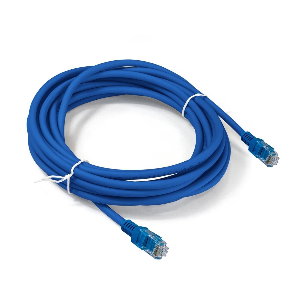 Exegate EX300501RUS Патч-корд медный ExeGate UTP-RJ45-RJ45-5e-CU-10M-BL, UTP, cat.5e, 10м, синий