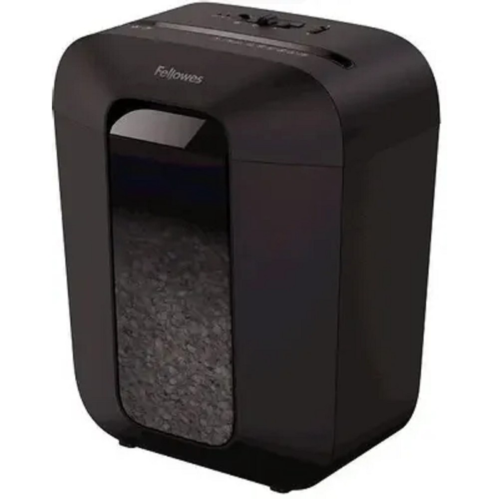 Fellowes Шредер PowerShred LX41 FS-43007(01) {DIN P-4,  4х12мм, 8 лст., 17 лтр.,  уничт.: скрепки,скобы,карты}