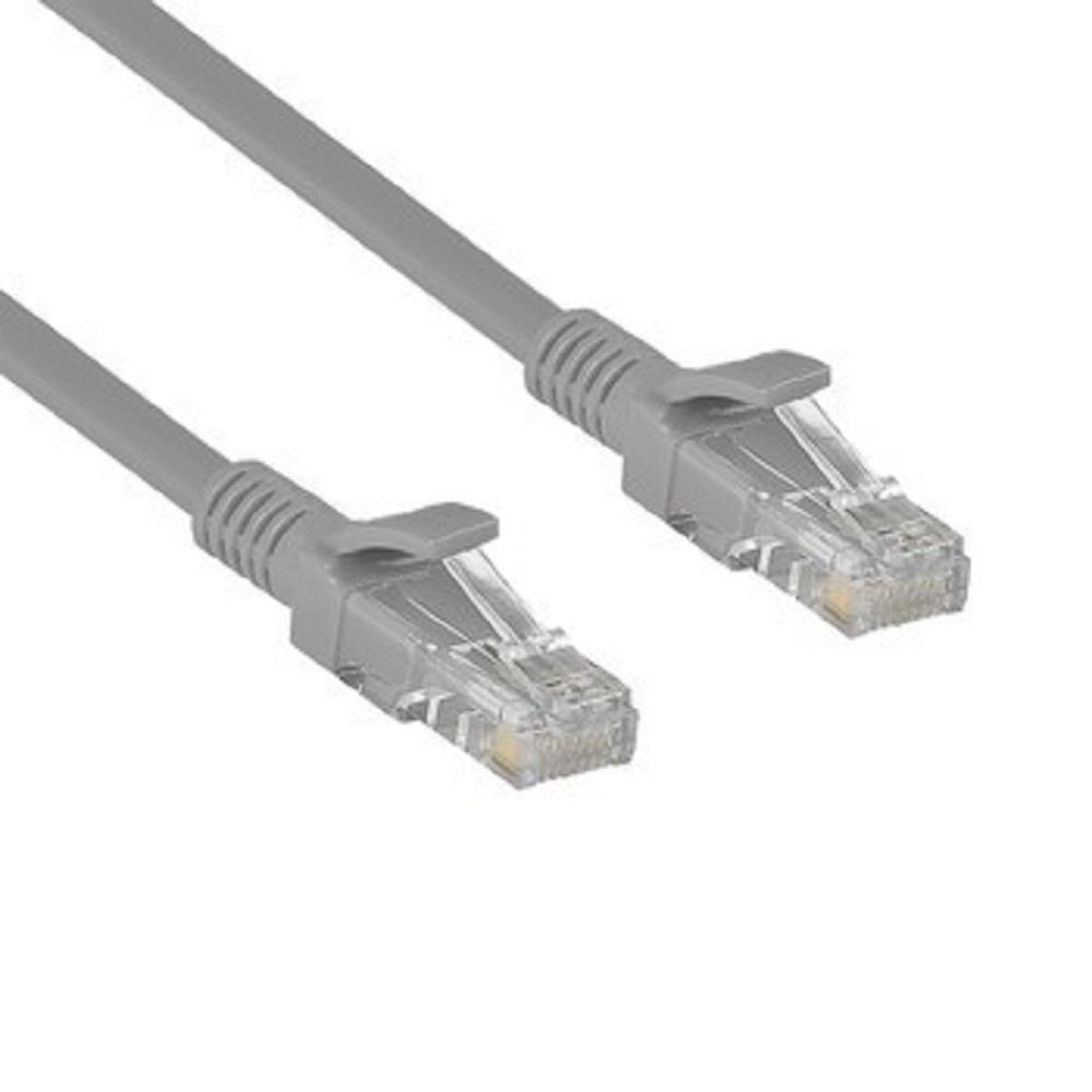 Exegate EX282014RUS Патч-корд медный UTP-RJ45-RJ45-5e-CU-5M-GY, UTP, cat.5e, 5м, серый