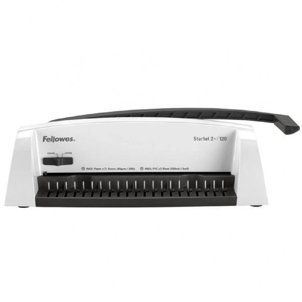 Fellowes Переплетчик STARLET 2+ FS-5227901  {перфорирует до 12 листов, сшивает - 120 листов}
