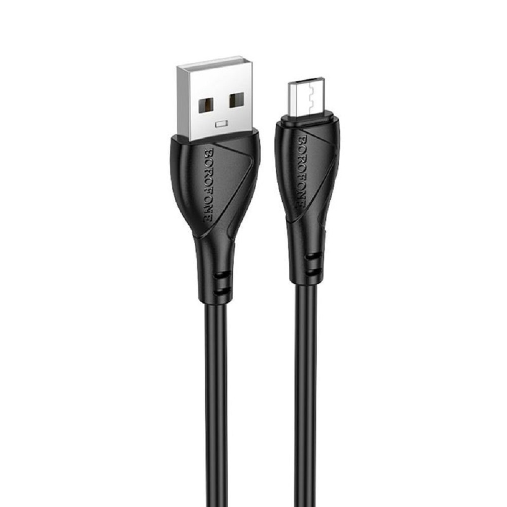 BOROFONE BX121/ USB кабель Micro/ 1m/ 2.4A/ черный