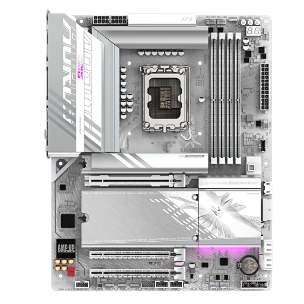Gigabyte X870 AORUS ELITE WIFI7 ICE {Socket AM5, AMD X870, 4xDDR5-5200, HDMI, 3xPCI-Ex16, 4xSATA3(RAID 0/1/10), 4xM.2, 6 Ch Audio, 1x2,5GLan, (4+4)xUSB2.0, (6+2)xUSB3.2, (2+1)xUSB Type-C™, A}