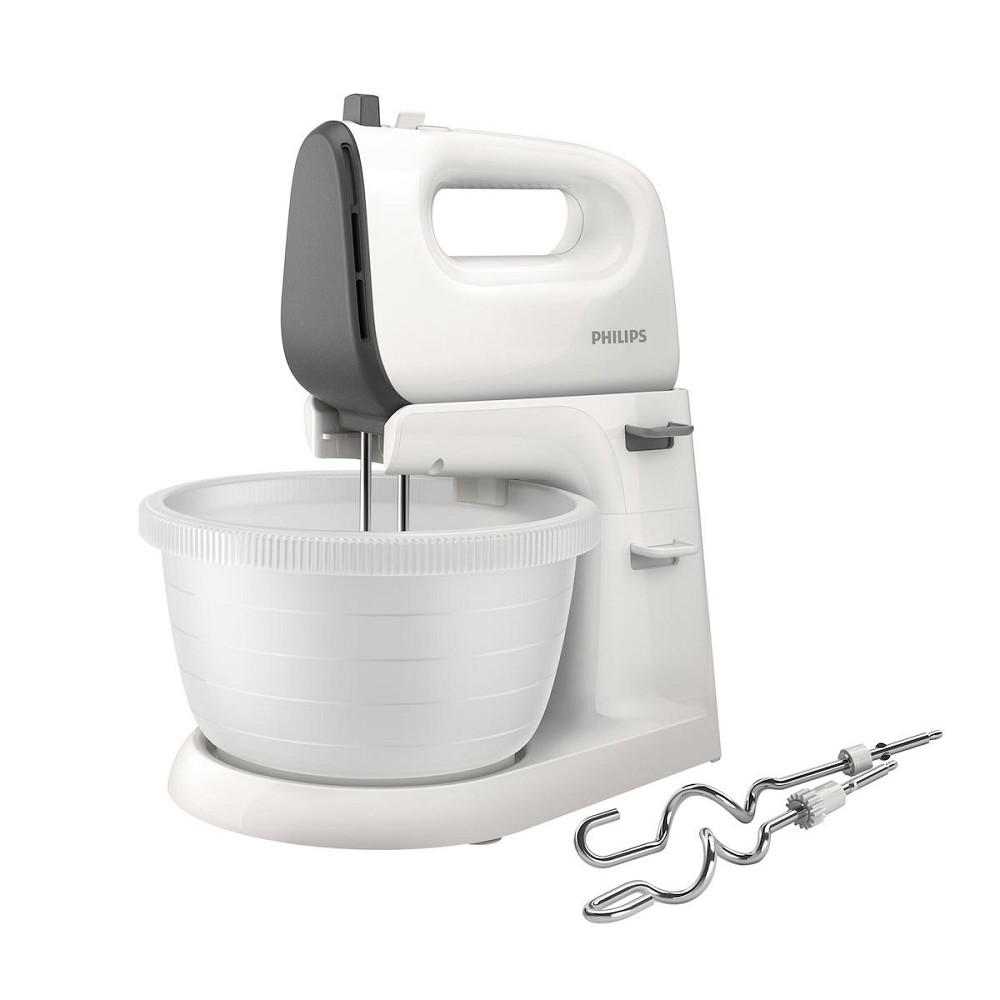 PHILIPS HR3745/00  Миксер стационарный 450Вт белый/серый