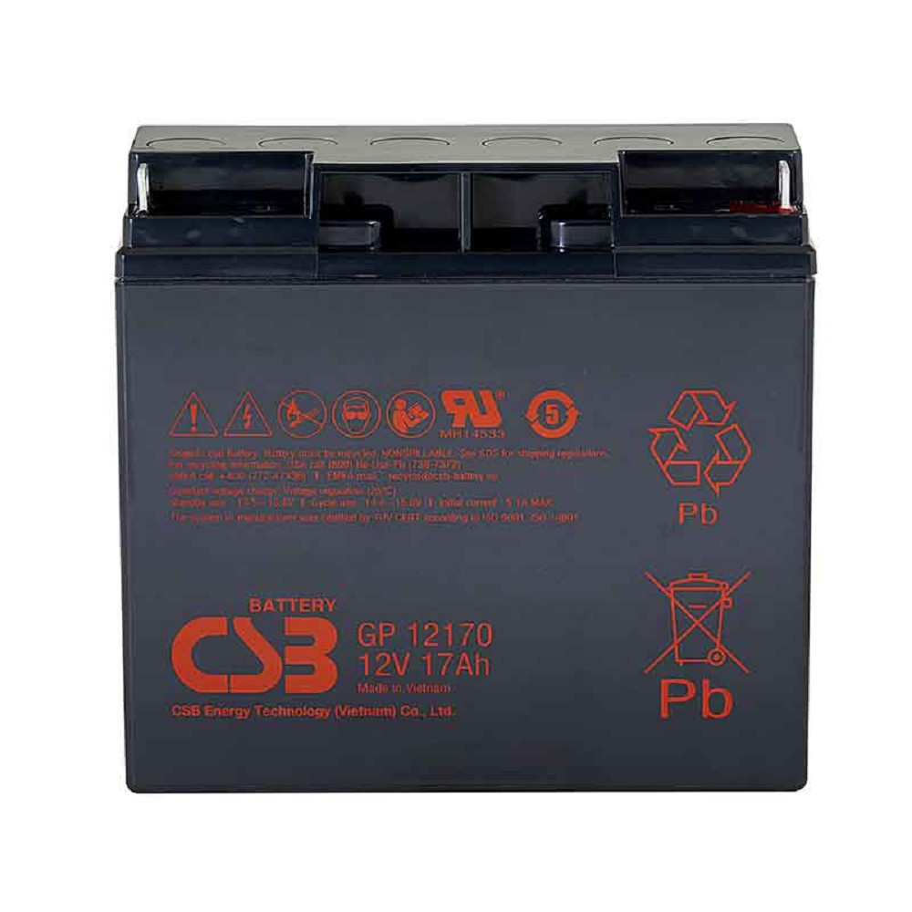 CSB Батарея GP12170 (12V 17Ah) B3 (под болт М5 с гайкой)