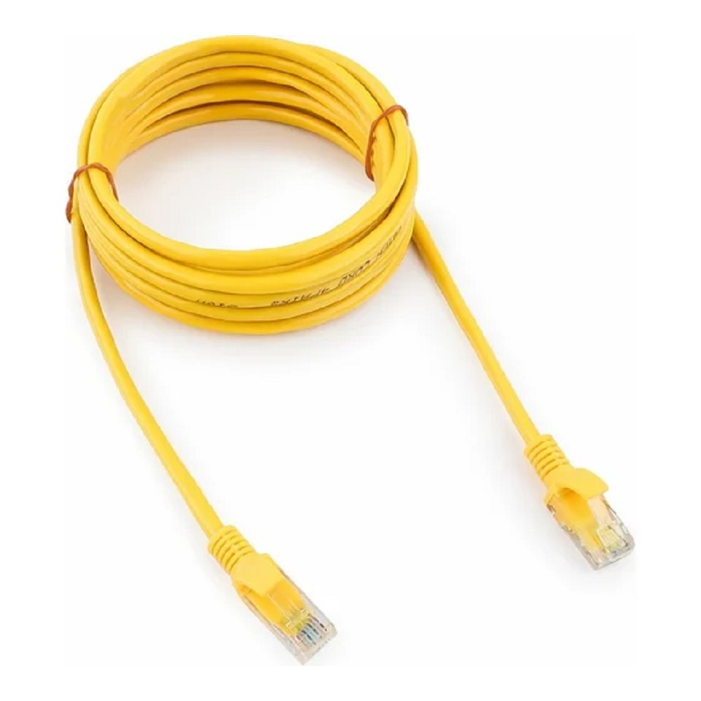 Cablexpert PP12-3M/Y Патч-корд UTP кат.5e, 3м, литой, многожильный (жёлтый)