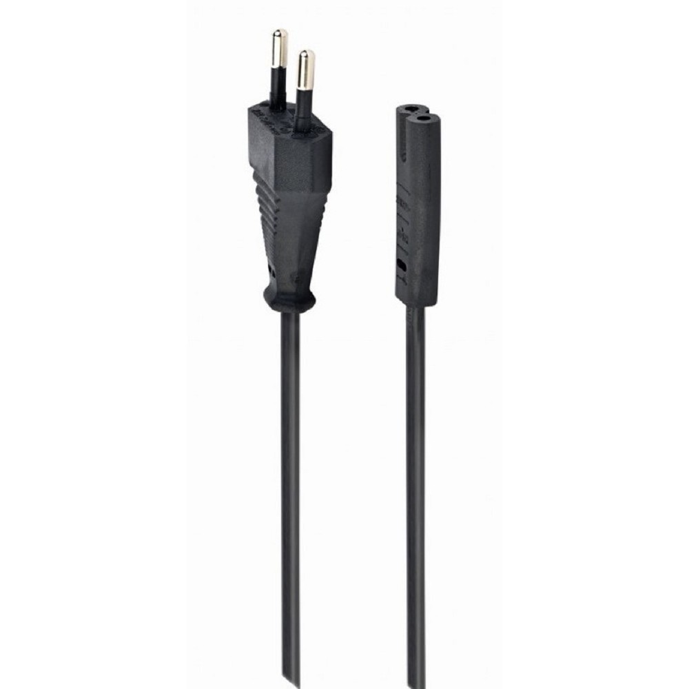 Cablexpert Кабель питания для ноутбуков, аудио/видео техники 1,8м, VDE, 2-pin, черный, пакет" (PC-184-VDE-1.8M)
