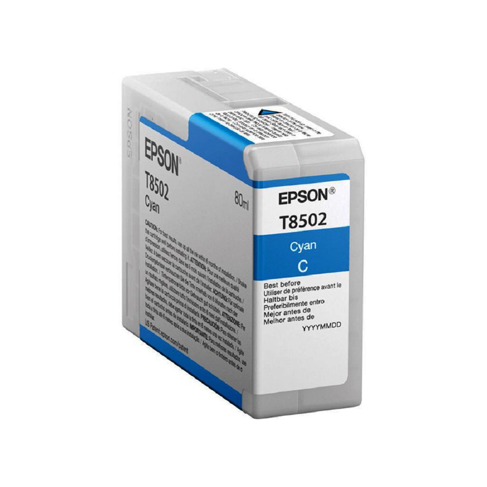 EPSON C13T850200 Картридж Epson T8502 для SC-P800 голубой, 80 мл. (cons ink)