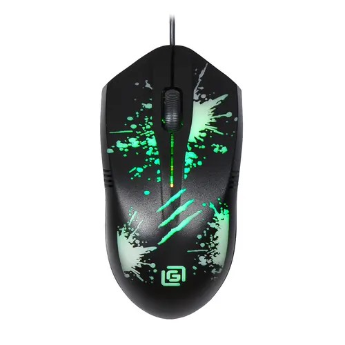 Мышь Оклик 399M STIGMA черный оптическая (1000dpi) USB (3but)