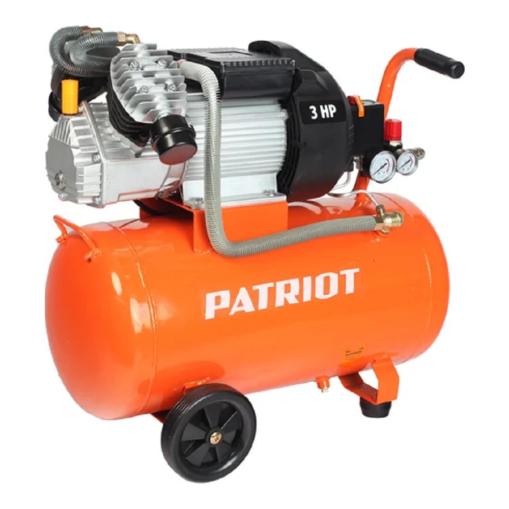 PATRIOT VX 50-402 Компрессор [525306315] {Мощн.: 2.2 кВт; Напр.: 230В~50Гц; Об.двиг.: 2850 об/мин; Производит.: 400 л/мин; Об.ресивера: 50 л; Давл.: 8 бар; Вес: 39 кг;}