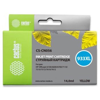 Cactus CN056/№933  Картридж для HP DJ 6600, жёлтый