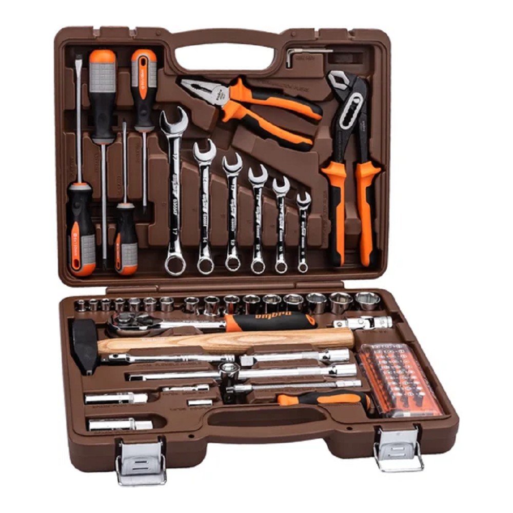 Ombra OMT75S Набор инструмента универсальный 1/4", 1/2"DR, 75 предметов