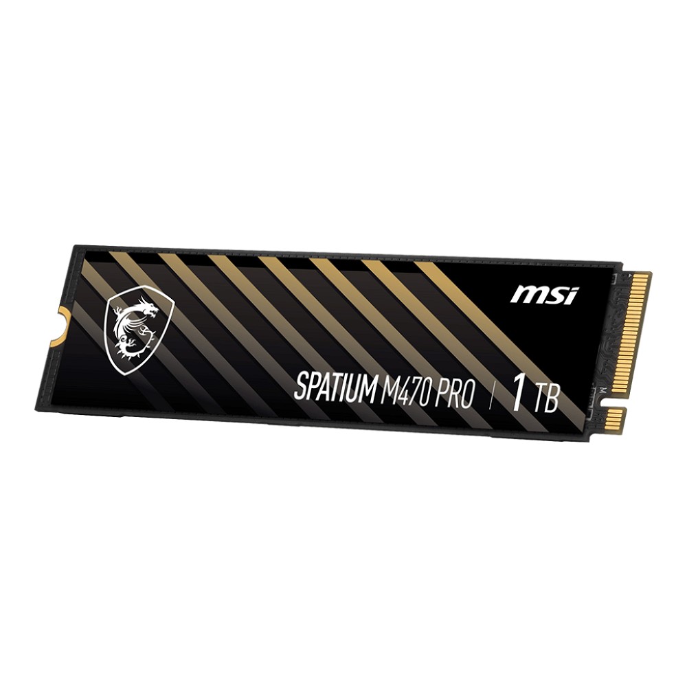 Твердотельный накопитель SSD MSI M.2 2280 1TB SPATIUM M470 PRO Client SSD S78-440L0J0-P83, PCIe Gen4x4 with NVMe