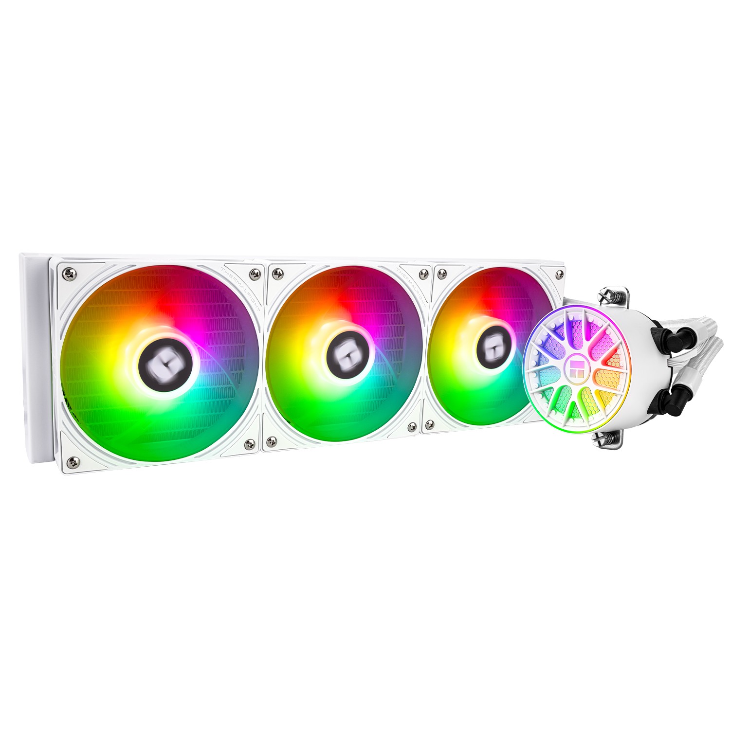 Thermalright Система водяного охлаждения Aqua Elite 360 V6 ARGB White / Black / 3x120mm ARGB PWM Fans / TRAE360V6AW