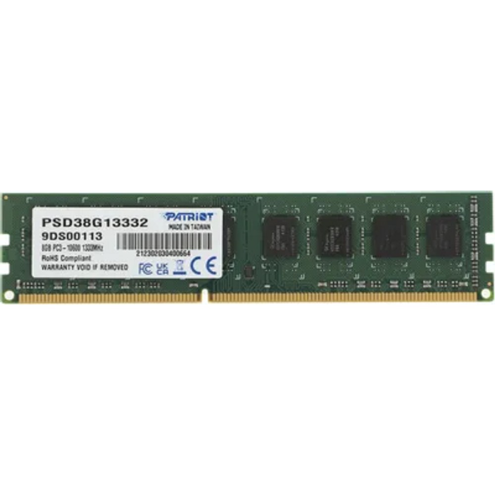 Patriot DDR3 DIMM 8GB (PC3-10600) 1333MHz PSD38G13332