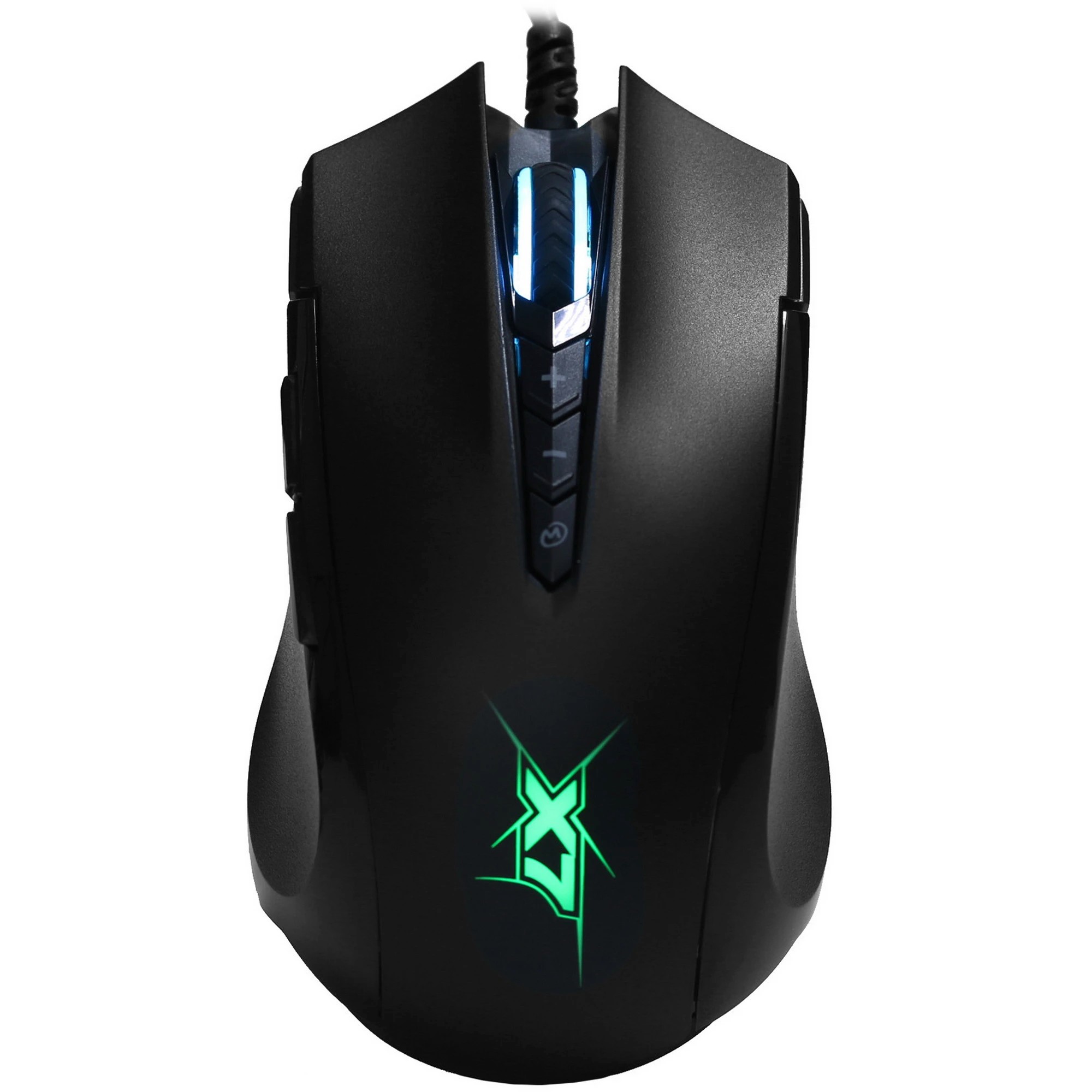 A4Tech X89 черный оптическая (2400dpi) USB (7but) [1147672]