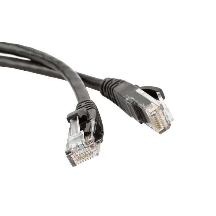 Патч-корд LANMASTER LSZH UTP кат.5e, 5.0 м, черный