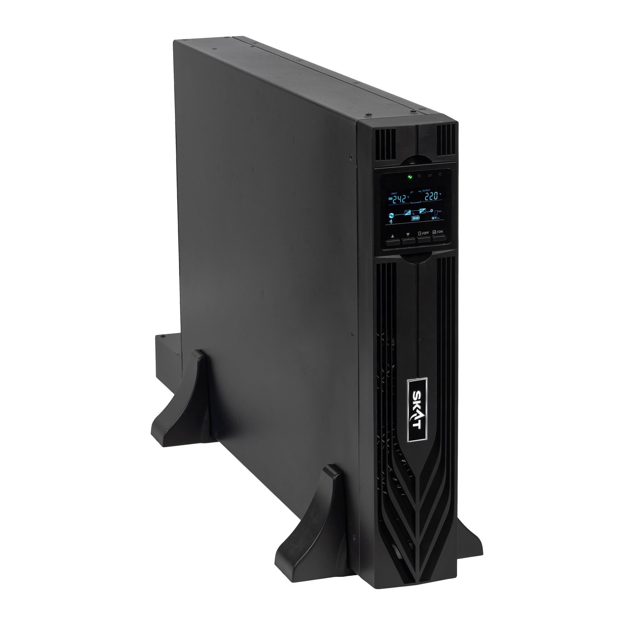 ИБП Бастион SKAT-UPS 6000-RACK-ON P3  БЕЗ АКБ {Online, 6000ВА/6000 Вт, стойка/на пол, 2xC19 + 3xC13, SNMP/USB/RS-232/EPO, внеш. АКБ 16-20 шт 40-250Ач, или SKAT ВС 192/9 или 240/18 RACK, МПТ} (8776)