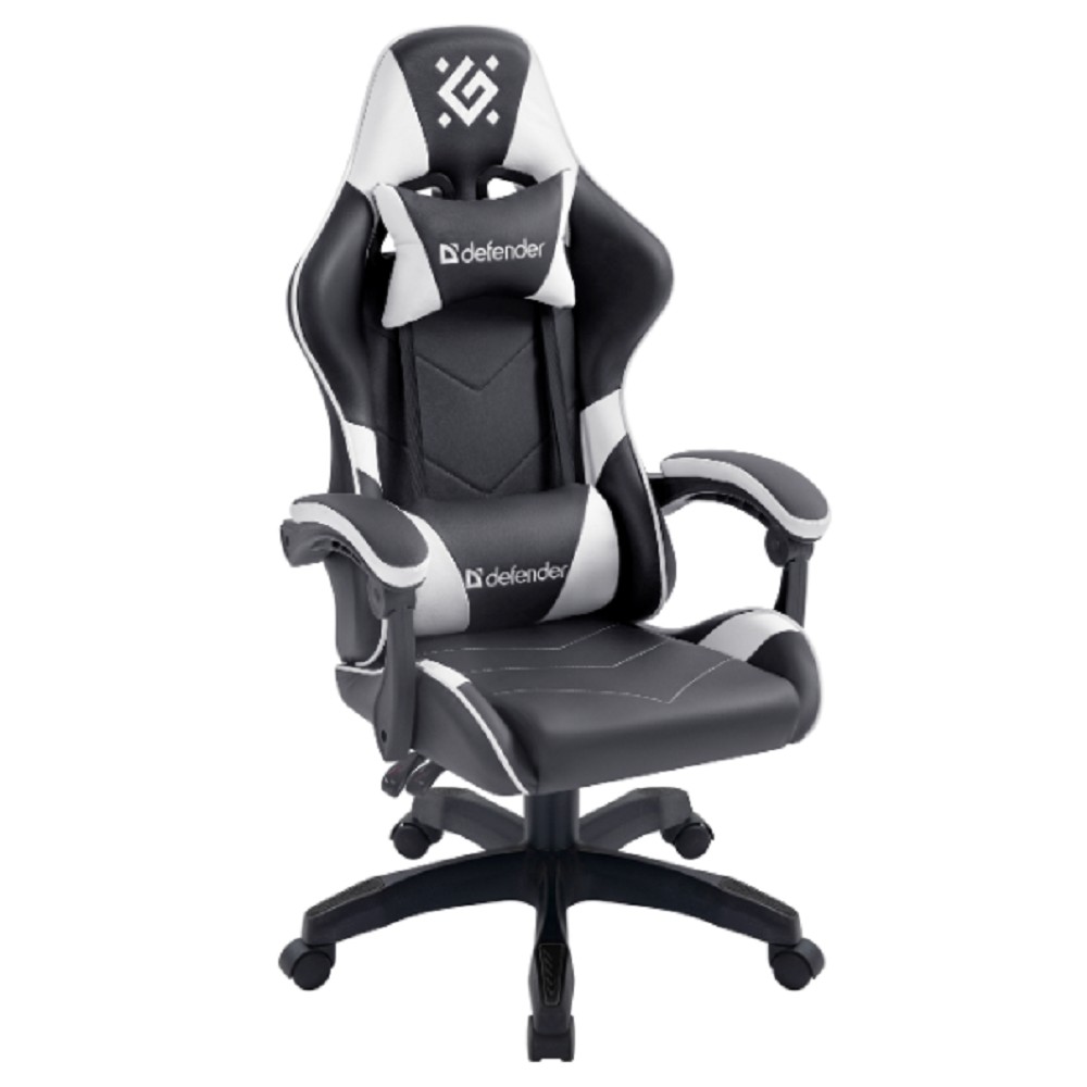 Игровое кресло Companion Черный/белый,класс 3,металл,PU DEFENDER