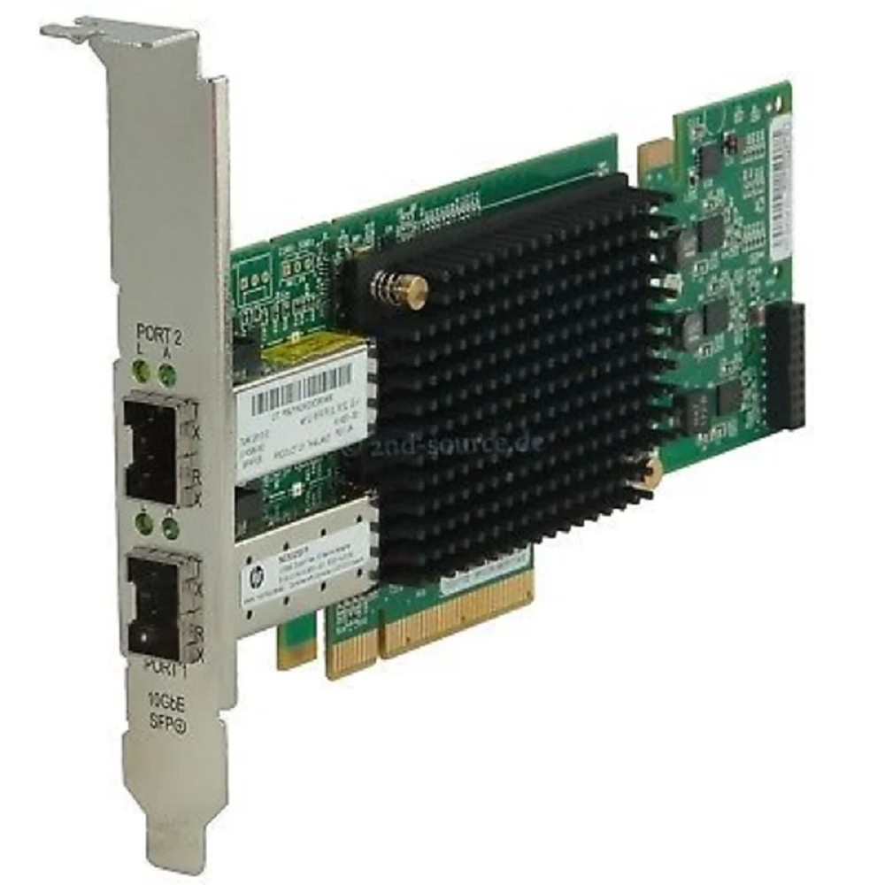 HP 614203-B21  Server Adapter, NC552SFP, 2-port/10Gb SFP+ , Emulex 