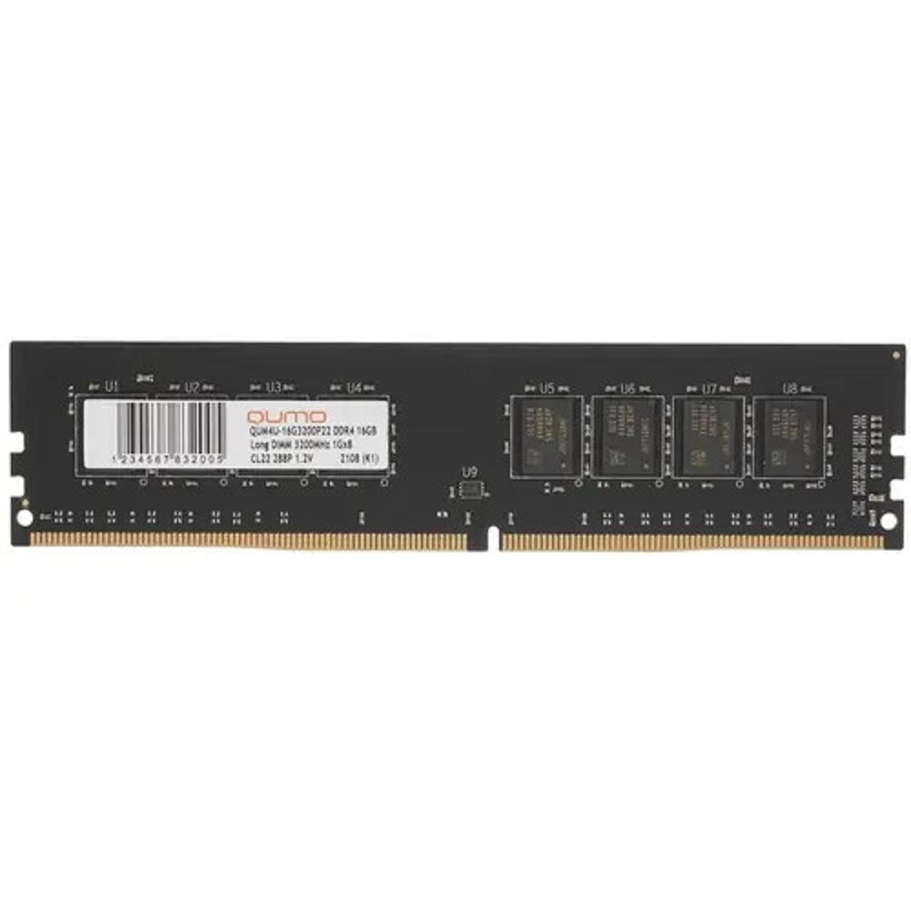 QUMO DDR4 DIMM 16GB QUM4U-16G3200P22 PC4-25600, 3200MHz