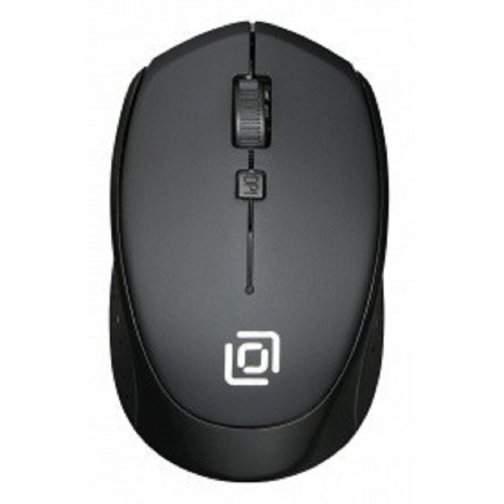 Мышь Oklick 488MW черный/черный оптическая (1000dpi) беспроводная USB (4but) (1196560)