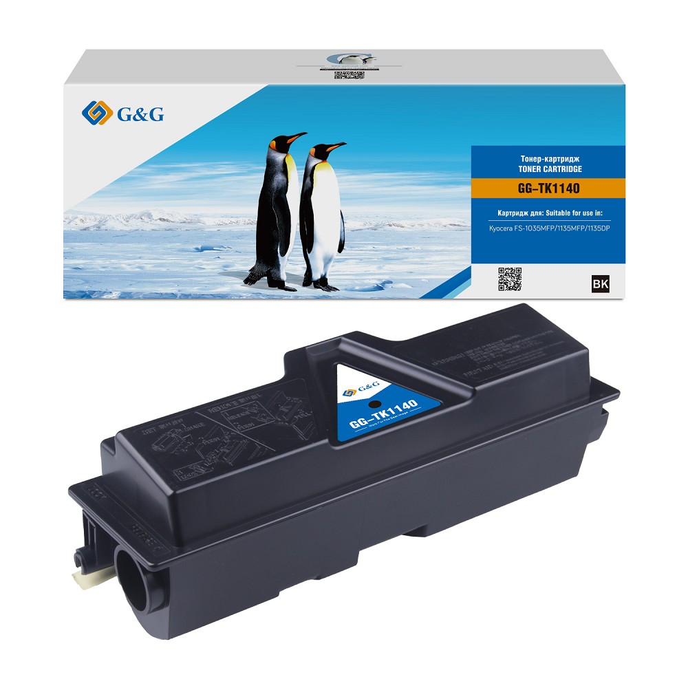 Картридж лазерный G&amp;G GG-TK1140 черный (7200стр.) для Kyocera FS-1035/1135/M2535dn