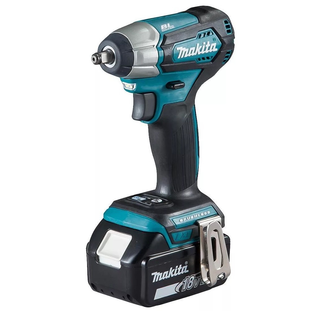 Makita DTW180RFE Гайковерт ак(уд) { б\щет,18В,2x3 Ач,Li-ion,0-3600у\м,180Нм,квадрат 3\8",1.2кг,чем,подсв,М8-М16 }