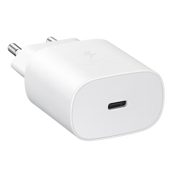 Сетевое зарядное устройство Samsung EP-TA800, 25 Вт, RU,белый (ep-ta800nwegeu)
