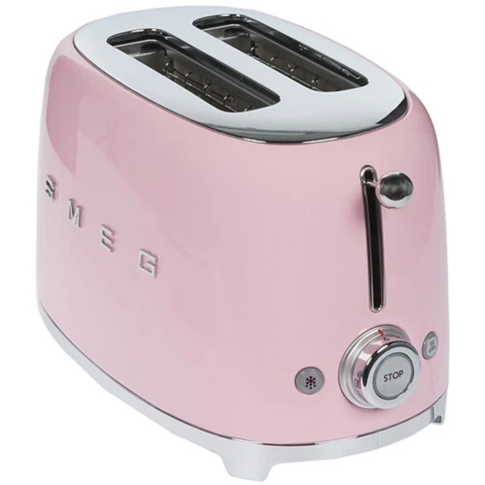 SMEG TSF01PKEU Тостер на 2 ломтика, розовый