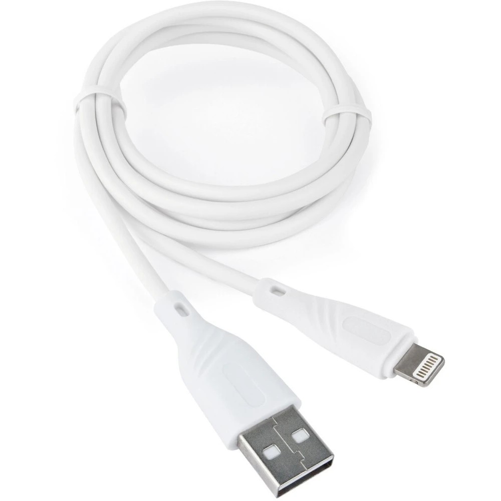 Cablexpert Кабель для Apple AM/Lightning, 2.1А, медь, Mobile1, 1м, белый, коробка (CCB-USB-AMAPO1-1MW)