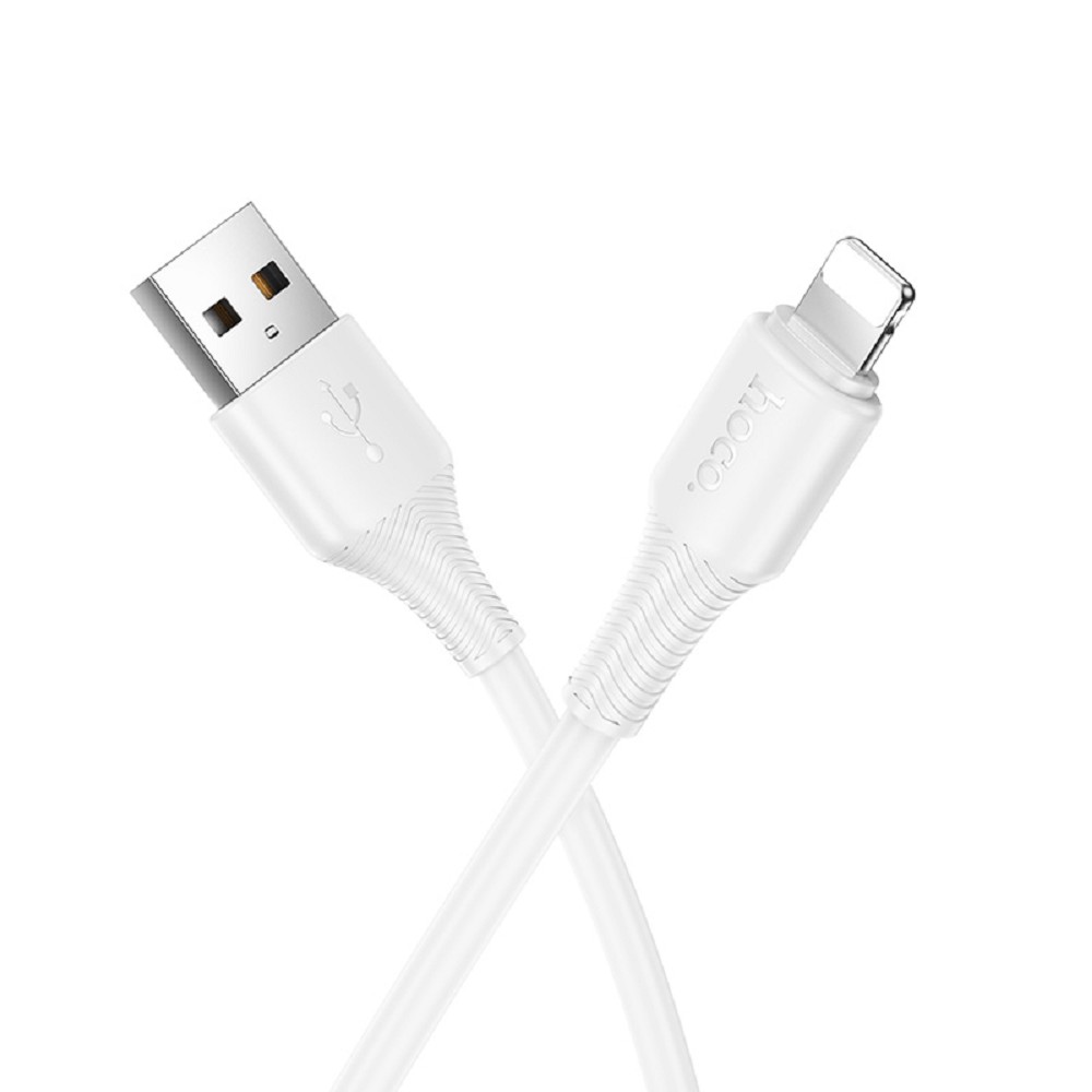HOCO Кабель USB2.0 Hoco AM/Lightning, 2.4А, X120, 1м, белый, коробка