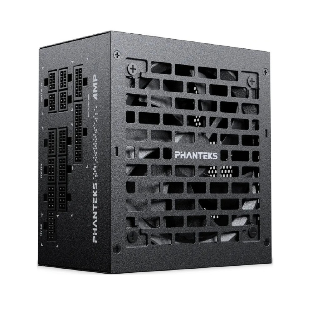 PHANTEKS Блок питания AMP GH 1200W (80 Plus Platinum, ATX 3.1, PCIe 5.1, APFC, 120mm Fan, Fully Modular, Black) / PH-P1200GR_BK01
