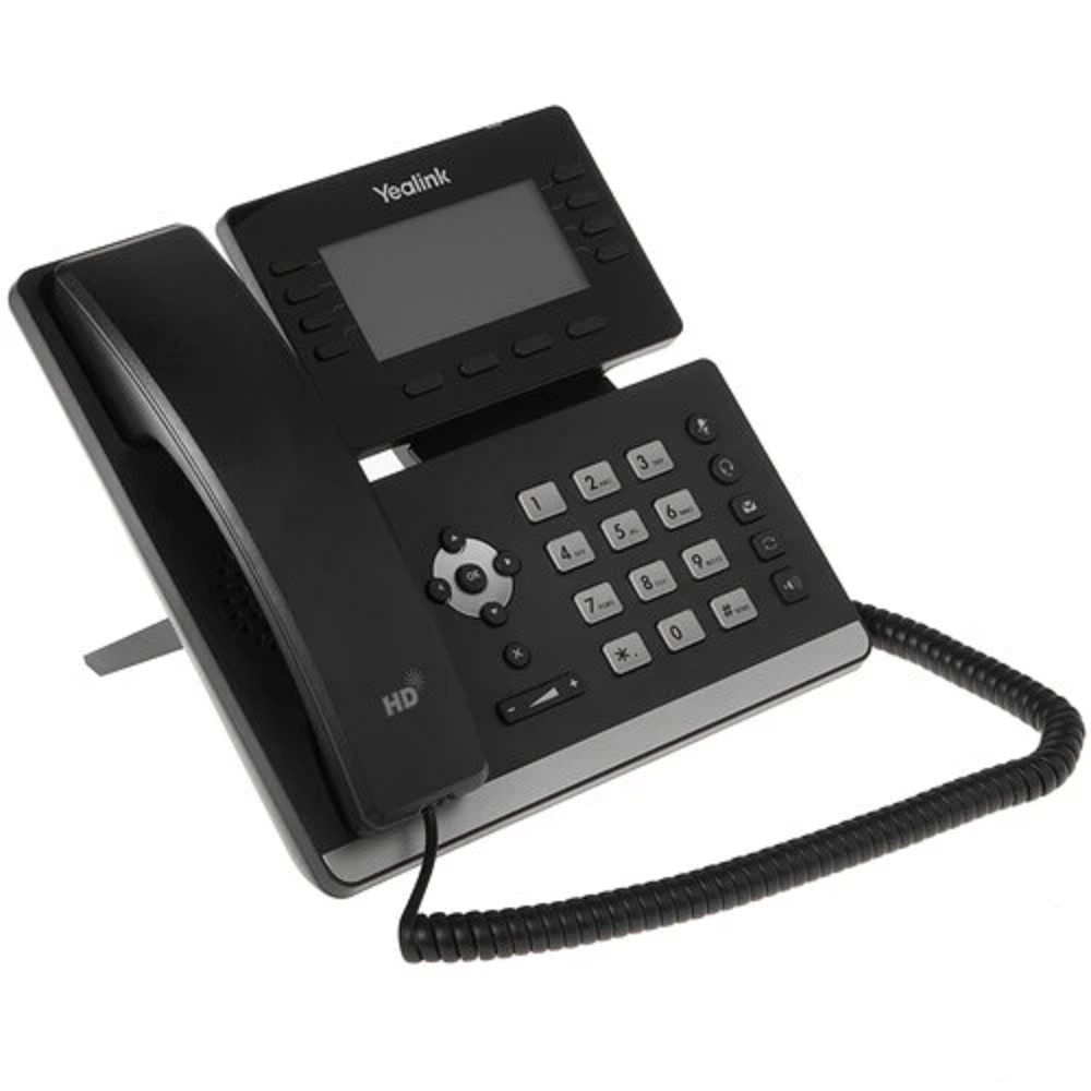 YEALINK SIP-T53 SIP-телефон, экран 3.7", 12 SIP аккаунтов, Opus, 8*BLF, PoE, USB, GigE, БЕЗ БП