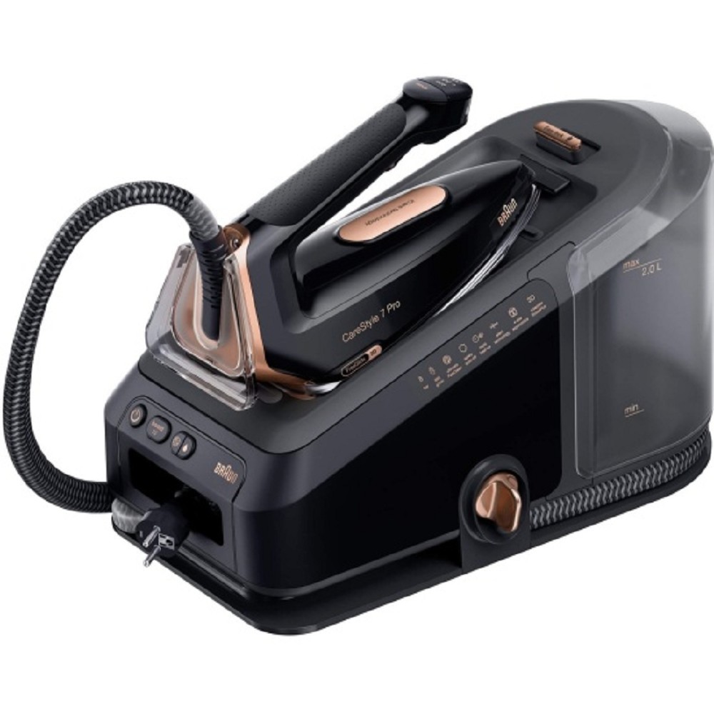 BRAUN IS7286BK Гладильная система, 2700Вт, 160 г/мин, черный