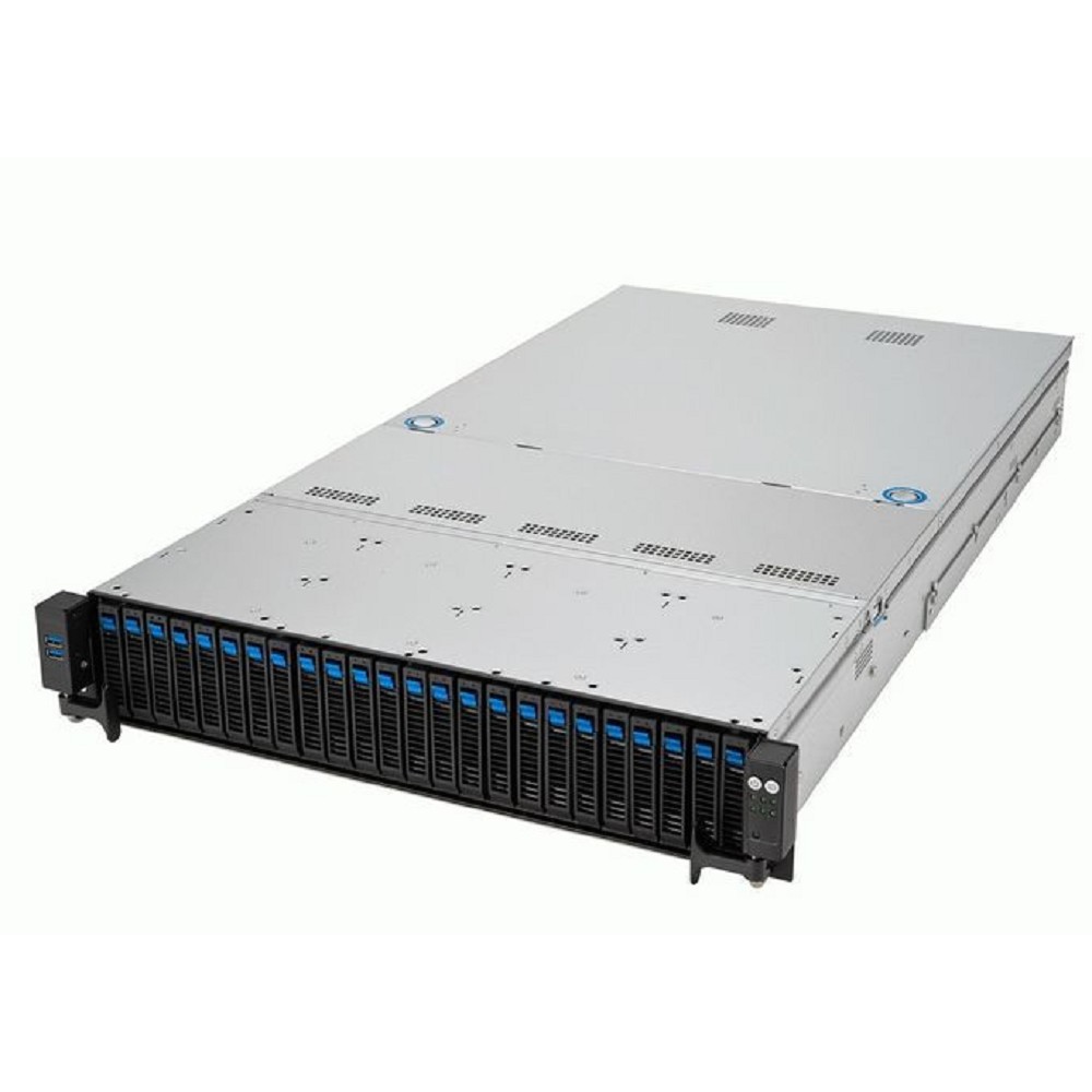Серверная платформа 2U ASUS RS521A-E12-RS24U/1G/2kW/16NVMe/FAN/RH/OCP/GPU (SP5, 24*DDR5, 24*2,5" SAS/SATA/NVMe, 3*PCIe, 4*USB 3.2)
