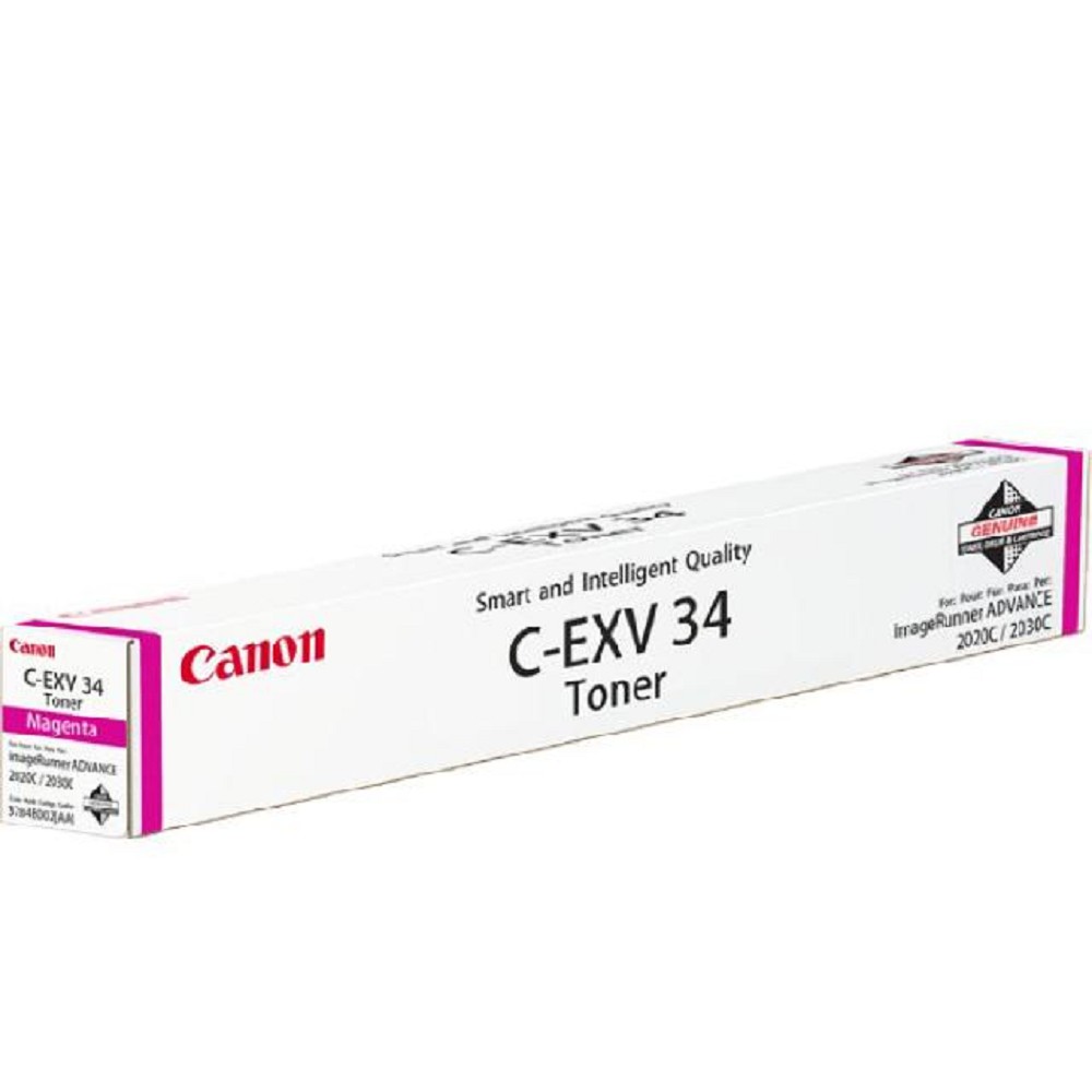 Canon C-EXV34M 3784B002 Тонер-картридж для IR Advance-C2000ser / C2020 / C2025 / C2030, Пурпурный, 16000стр. (CX)