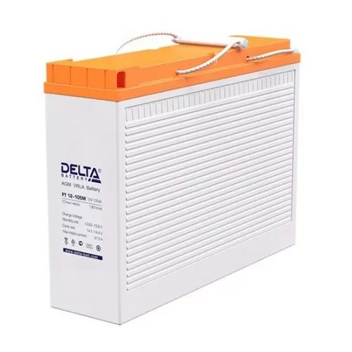 Delta  FT 12-105 M  (12V/105Ач) свинцово- кислотный аккумулятор  