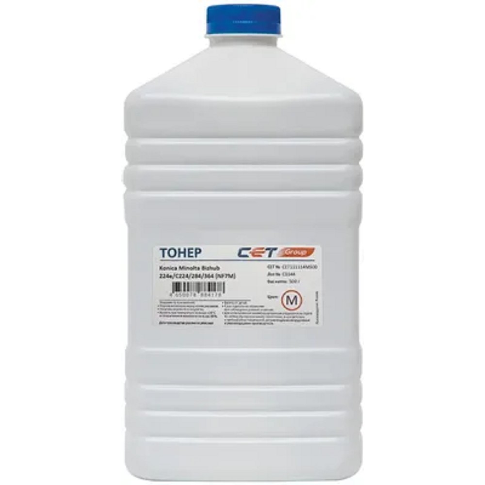 Тонер NF7M TN-711M/514M для KONICA MINOLTA Bizhub C654/C754/C654e/C754e (CET) Magenta, 500г/бут, CET111114M500, TN-711M/514M