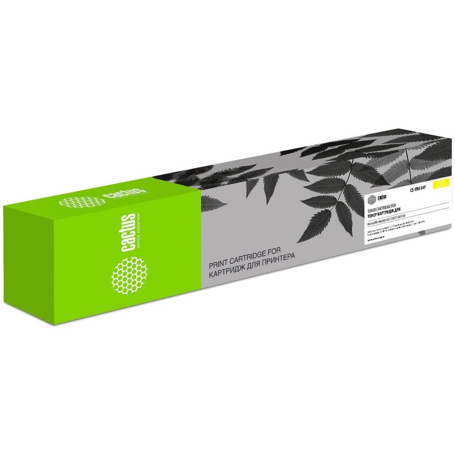 Картридж лазерный Cactus CS-TN514Y желтый (26000стр.) для Konica Minolta bizhub C458/C558/C658