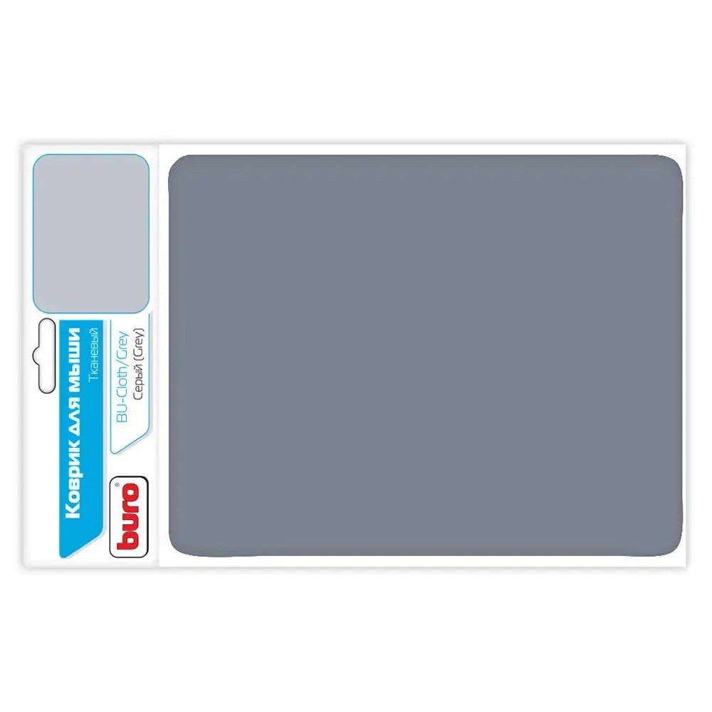 Коврик для мыши Buro BU-CLOTH grey [817303]
