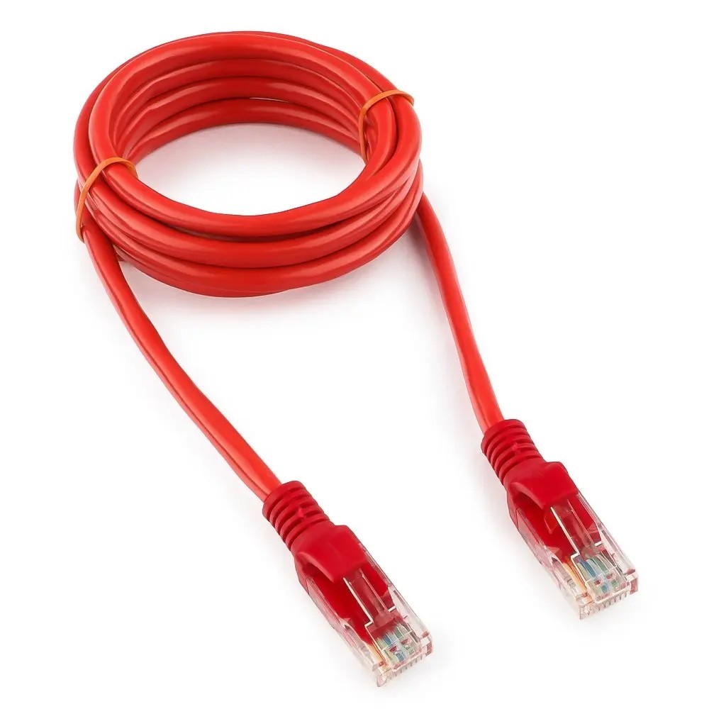 Cablexpert Патч-корд UTP PP12-1.5M/R кат.5, 1.5м, литой, многожильный (красный)