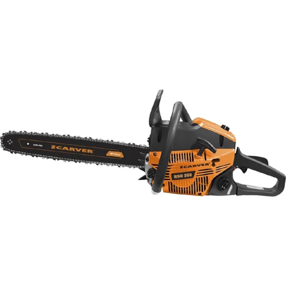 Пила бенз. CARVER RSG 358 [01.004.00046] { картон (18", цепь PROFI 0,325-1,5-72зв.) (2шт./кор.)( 96шт/палл } 